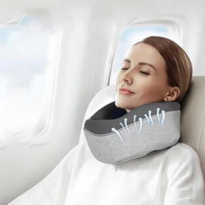 Travel Neck Ushaped Memory Cotton Pillows Massage Sleeping Airplane